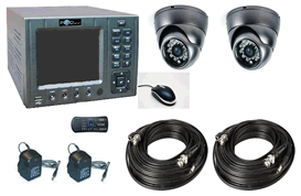 2 Camera Indoor/Outdoor System 480TVL